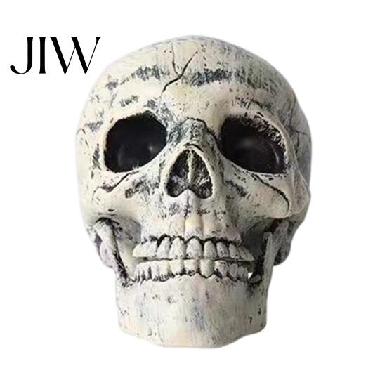 Creepy Skeleton Party Props Realistic Stake, Spooky Halloween Skull Hand Yard Sign for Outdoor Garden Lawn Graveyard Decor Decorative Stakes