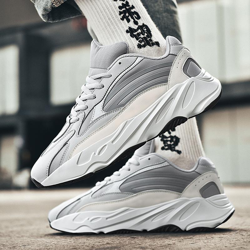 700V2 Popcorn Couple Sneakers Outdoor Casual Fashion Daddy Shoes