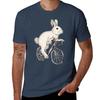 Cycling Cute Bunny TShirt Trend Art Print TShirt