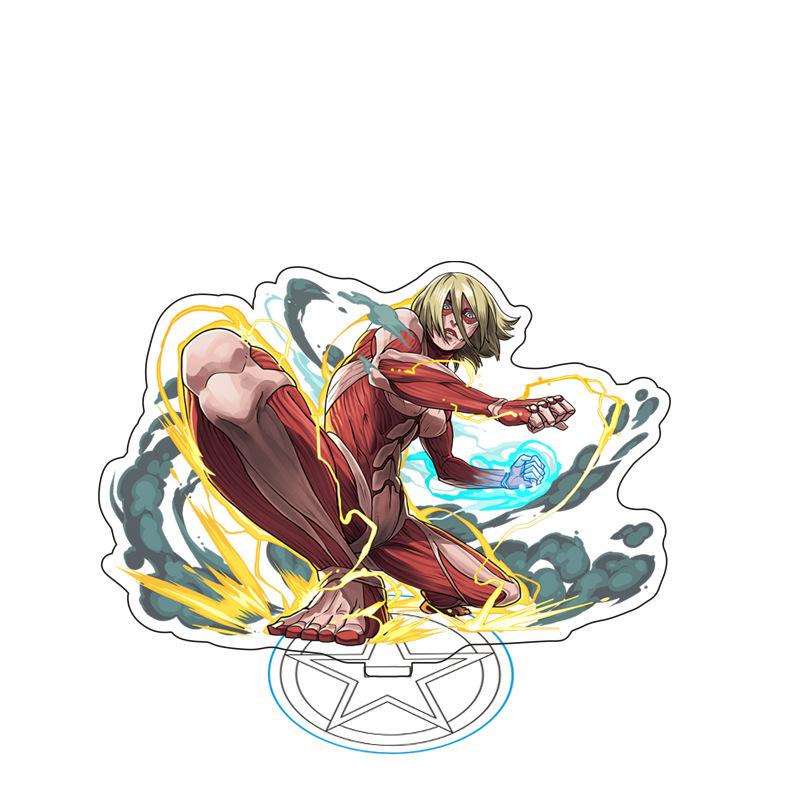 15cm Anime Attack On Titan Acrylic Stand Action Figure Toy Cartoon Figures Desktop Home Decoration