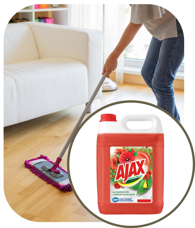 Ajax Płyn - Floral Fiesta Polne Kwiaty 5L