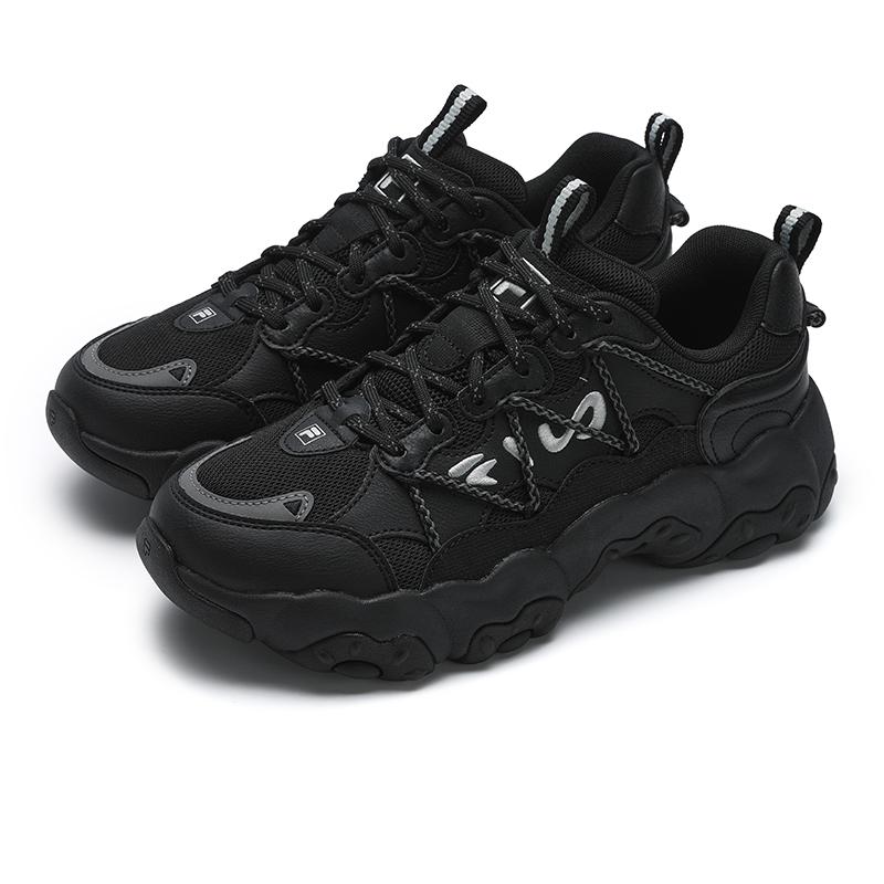 Fila Fluid 6 Cat Paw Shoes Fashion Versatile Simple Comfortable Sports Low Top Casual Shoes Women Sneaker Black F12W512103FBK