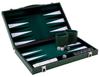 Luxury Backgammon - High Quality - 18 Inches - Faux Leather - Felt Inlay - Pearl Chips