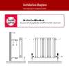 Minggu Copper-Aluminum Hydronic Radiator