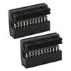 2PCS ATX 24 Pin 90 Degree адаптер материнская плата 24Pin Female to 24Pin Male 90 Degree Extension Connect