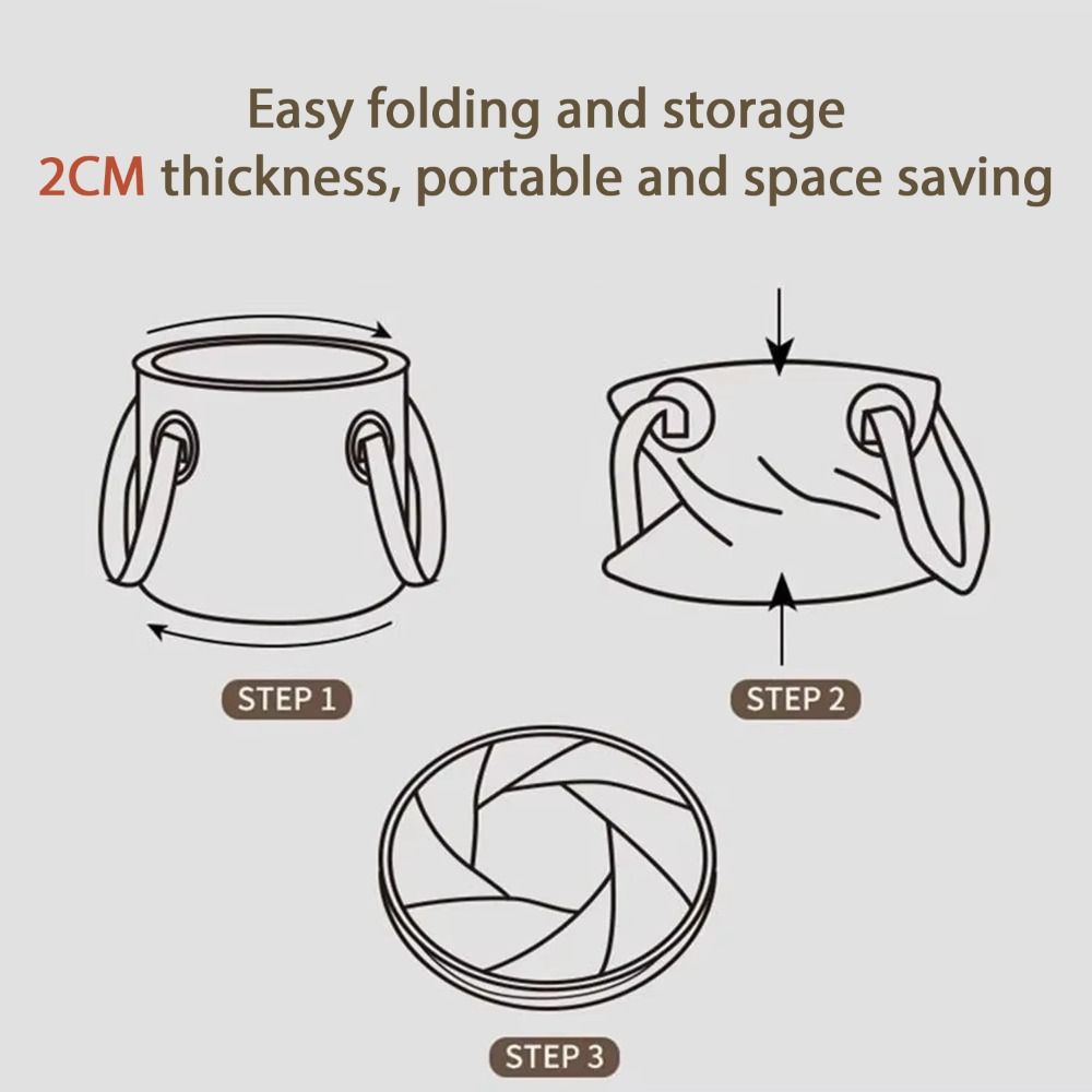 Collapsible Collapsible Bucket Portable Fishing Bucket New Multifunctional Outdoor Bucket Fishing