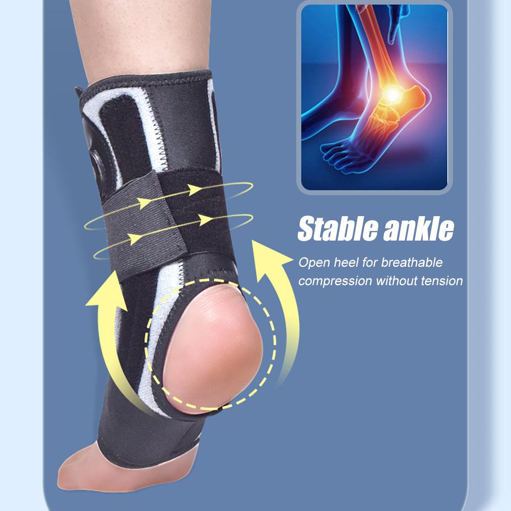 1-Piece Lace Up Stabilizing Ankle Brace with Boa Closure System Upgraded Ankle Support Ankle