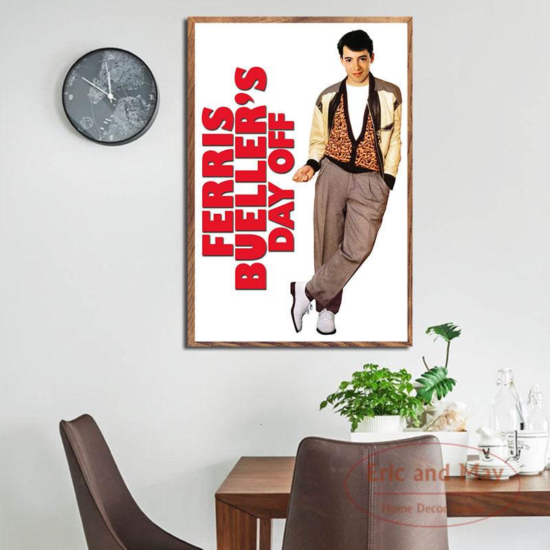 Ferris Bueller's Day Off Movie Classic Art Painting Vintage Canvas Poster Wall Home Decor