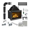 Cast Iron Fireplace Insert KRATKI OLIWIA 16kW Ø200 Wood EKOPROJEKT Install