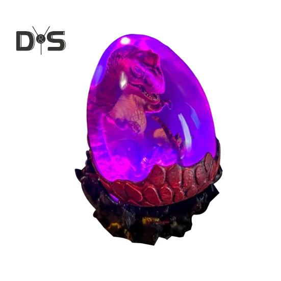 Ночной светильник в виде яйца динозавра, лампа ручной работы в виде дракона, инкубационный светильник в виде яйца динозавра для детской комнаты, декор детской комнаты, подарок любителю динозавров