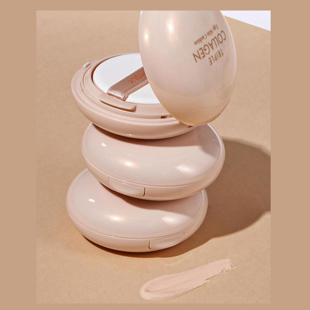 Tonymoly Тональный крем-кушон Triple Collagen Egg Skin SPF50+ PA+++, 15 г