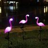 1/3Pcs Flamingo Solar Lamps Automatic Charging IP65 Waterproof Easy To Install Landscape Solar Lights Outdoor Garden Decorations