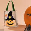 Halloween Gift Bag with Handle, Reusable Candy Bag, Pumpkin Festival Basket for Kids