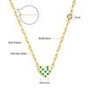 Dainty Shell Jewelry Gold Plated Necklace Women Custom Engraving Pendant Necklace Fashion 316L Stainless Steel Heart Necklaces