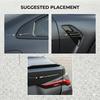 3D ABS Competition Emblem Badge Sticker for BMW M2 M3 M4 M5 M8 G20 G30 F10 F30 F80 Car Trunk Fender Body Logo Decal Accessories