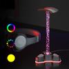 RGB LED Light Bluetooth Earphone Stand Headphone Holder Rack Headset Hanger with 2 Ports USB 2.0 Hub+7.1ch 3.5mm AUX Audio Port