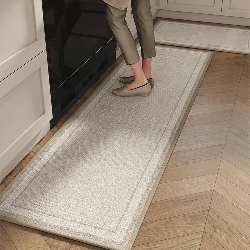 Ковер для кухни напольный коврик впитывающий нескользящий ковер минималистичный однотонный дизайн украшение для дома коврик alfombra de cocina