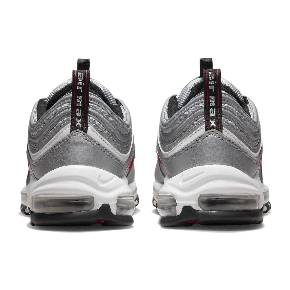 Nike Мужские кроссовки Air Max 97 OG Silver Bullet 2022 Металлик-Серебристый Университет-Красный Черный DM0028-002