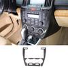 For Land Rover Freelander 2 2007-2012 Soft Carbon Fiber Car Air Conditioning Adjustment Panel Frame Trim Sticker Accessories