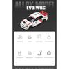 1/32 Mitsubishi Lancer Evolution EVO WRC Сплав Литой Модель Игрушечной Машинки Звук и Свет Детская Игрушка Коллекционные Предметы Подарок на День Рождения