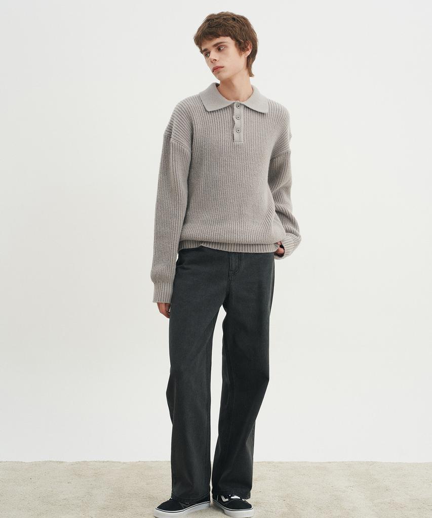 BLOND9 Hazzi T-Cloth Knit_Gray