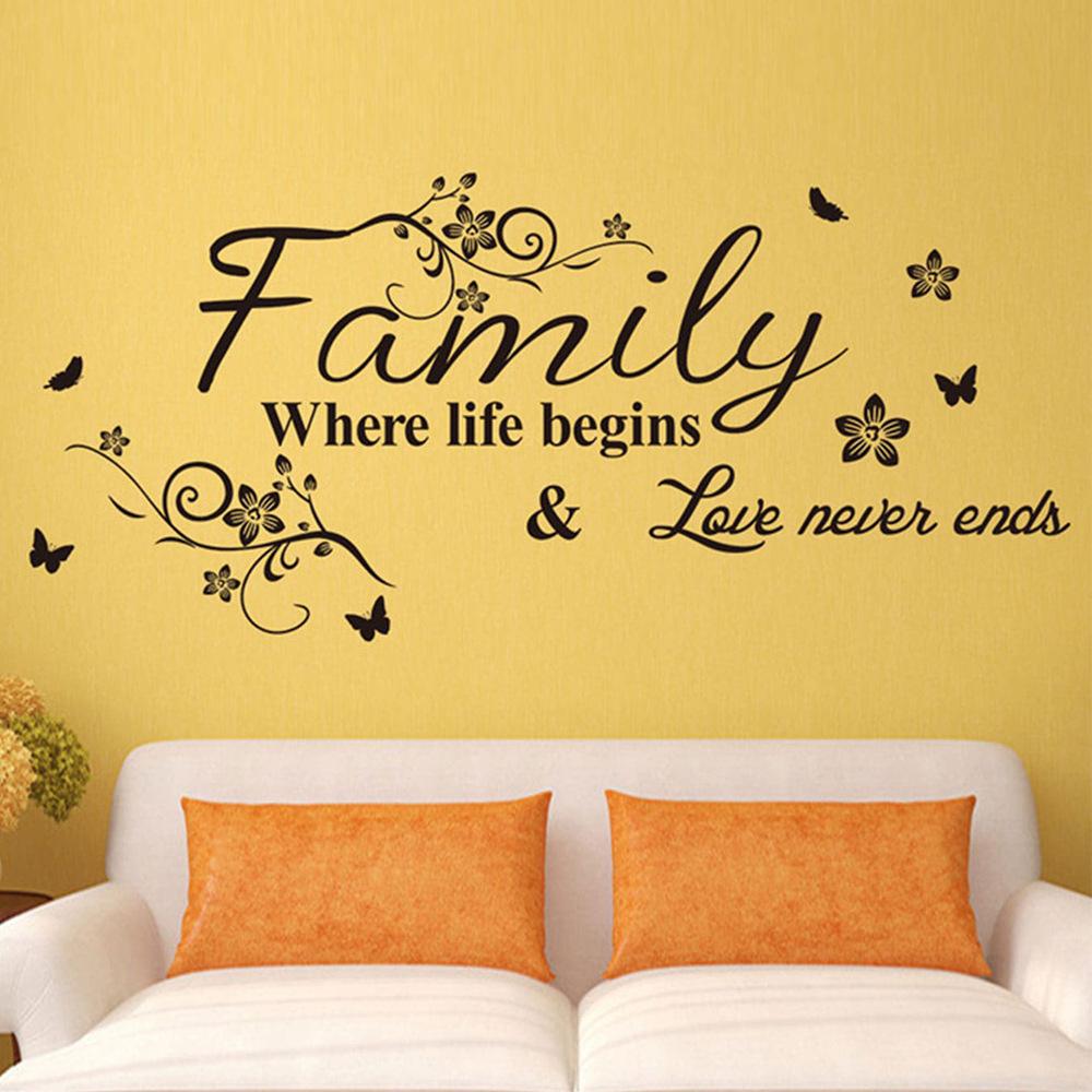 Английские слоганы для спальни, гостиной, прихожей, украшения и декорации фоновой стены дома, наклейки на стену