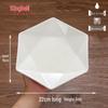 8-inch hexagonal plate