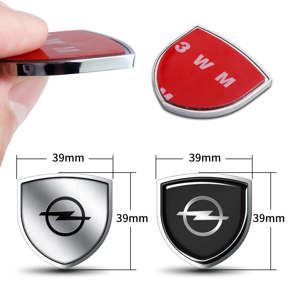 VSZA7 Car Styling Shield Badge Sticker Body Door Trunk Emblem Decor Auto Accessories For Opel OPC Astra Vectra Corsa Zafira Insignia