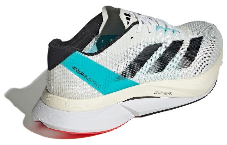 adidas Adizero Boston 12 Белый Светло-Аквамариновый ID4237