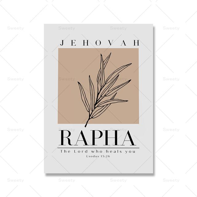 Modern Minimalist Bible Christian Poster and Prints Wall Art Pictures Abstract Leaves Flowers Canvas Painting Living Room Decor