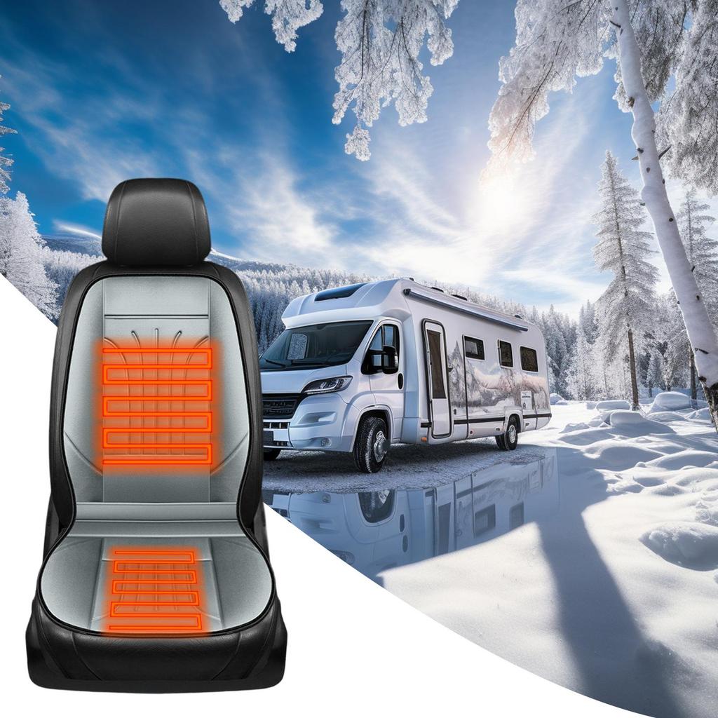 Car Seat Heating Pad Winter Driving Seat Warmer Automotive Heated Cushion Cover For Daily Winter Commuting Automotive Vehicle