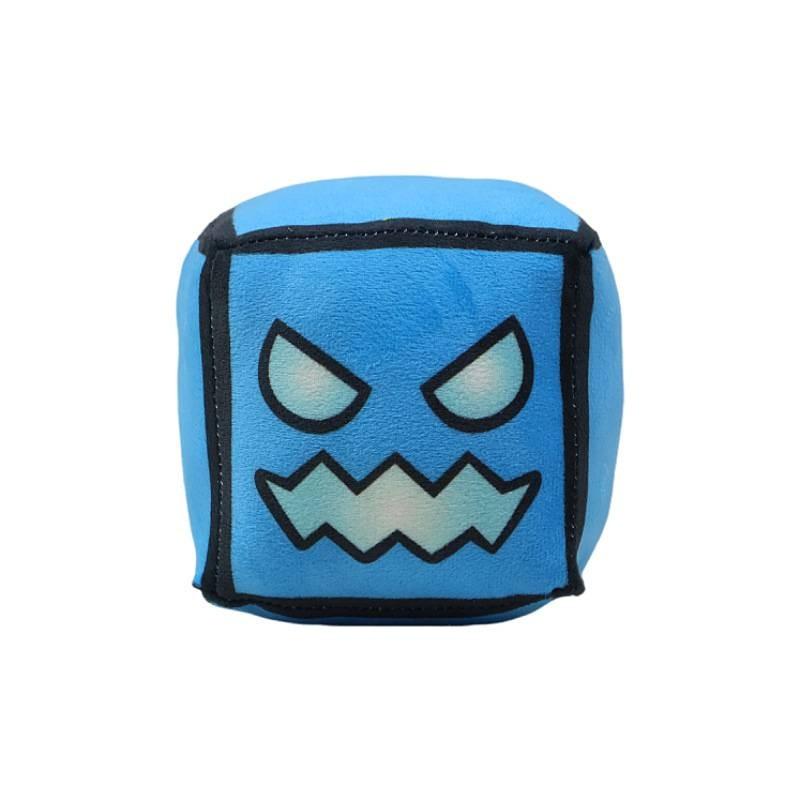 Geometry Game Dash Character Plush Cushion Stuffed Toy Expression Gift Block