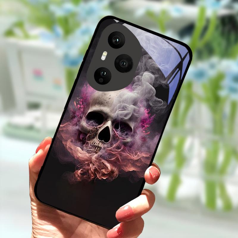 Чехол для Honor 400 Pro 5G Роскошный Закаленное Стекло Противоударный Чехол Для Honor400 Pro 400Pro Задняя Панель Телефона Ударопрочный Fundas Capa