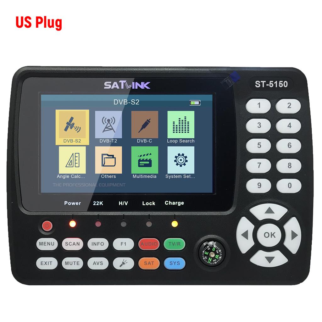 ST-5150 DVB-S2/T2/C COMBO HD Satellite TV Signal Finder Digital Handheld Signal Meter Satellite
