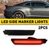 Dynamic White Amber Red LED Side Blue Marker For Light Chevy 2010-2015 Camaro