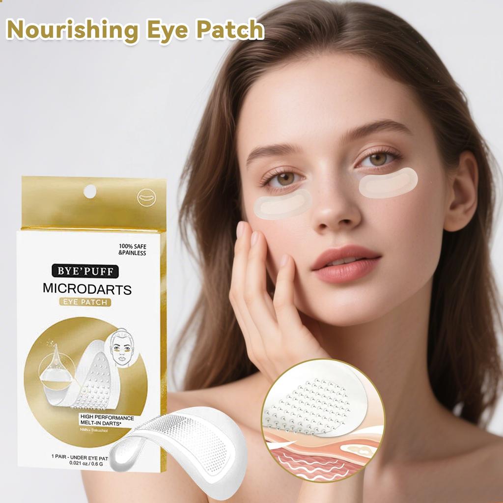 Микроигольные патчи для глаз с пептидом змеи Подтягивают, Осветляют темные круги и отечные мембраны под глазами, 5 мл, 1 пара/коробка,
