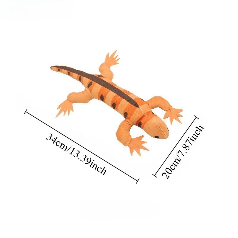 Cat Interactive Toy Bite Resistant Simulation Lizard Catnip Plush Chew Toy For Kitten Cats