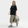 Fila Оригинальная Мода Универсальный Повседневный Удобный Простой Базовый Трикотажная Футболка с Коротким Рукавом и Круглым Вырезом Унисекс Топы Черный F51M529110FBK