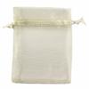 New 50Pcs Organza Bag Jewelry Packaging Gift Candy Wedding Party Goodie Packing Favors Pouches Drawable Bags Present Sweets Pouc
