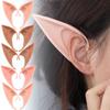Cute Fairy Cos Accessories Role Play Ear Cuff Jewelry Women Earrings False Ears Elf Ears