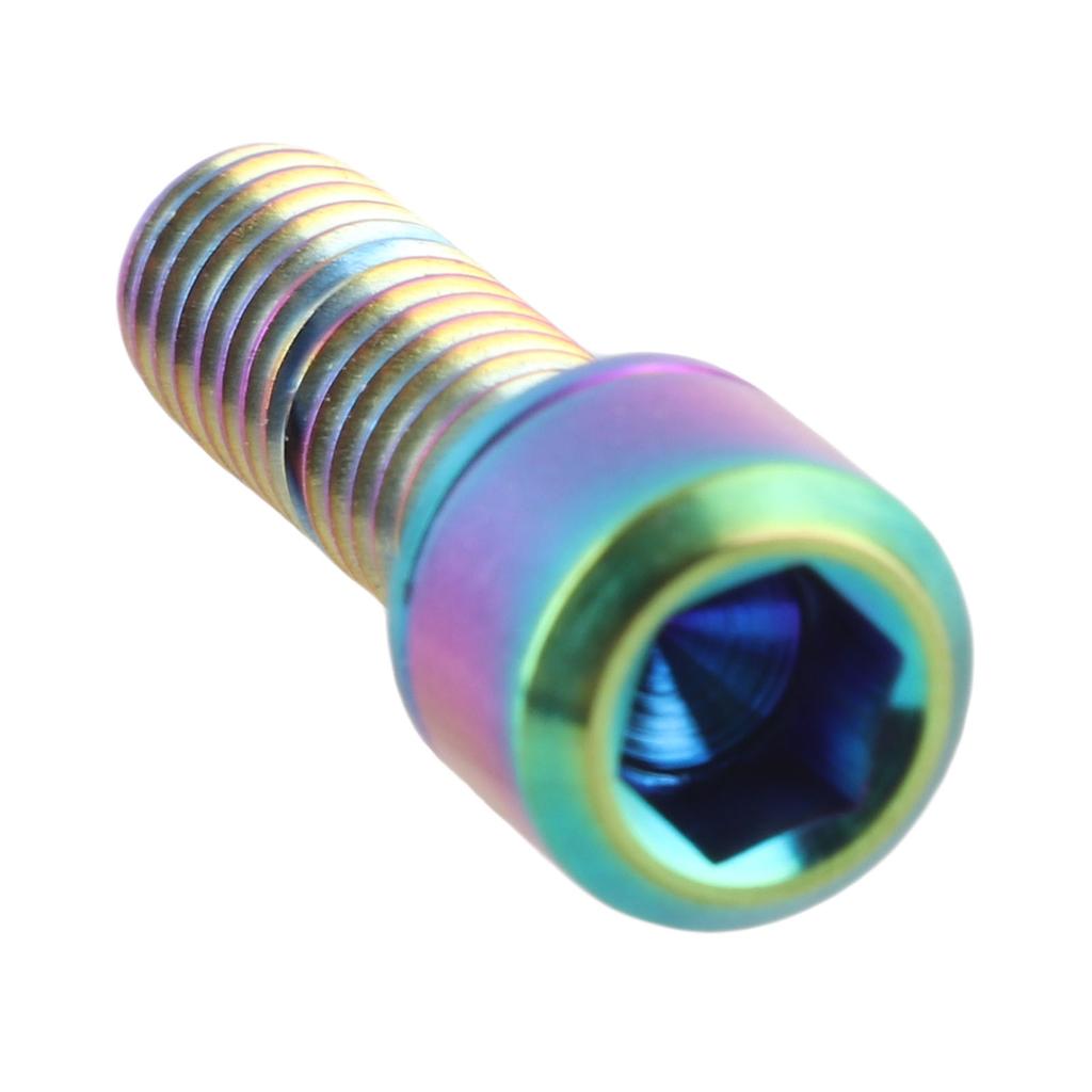 Alloy Tapered Screw With Washer For Mountain Bike(colorfulCelsiusM6x16)