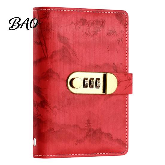 Cash Storage Organizer Budget Binder with Password Lock, 200 Transparent Money Saving Lock Pockets, PU Leather Personal Finance Planner for