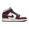 Детские кроссовки Air Jordan 1 Mid SE GS Wear-Away White Black Sail FB0568-006