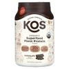 Organic Superfood Plant Protein Powder, Chocolate, 1,092G (2.4Lb)