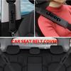 Car Logo Safety Belt Shoulder Cover Adjustable Protection Pad Auto Accessories For Jeep Grand Cherokee Patriot Renegade Compass