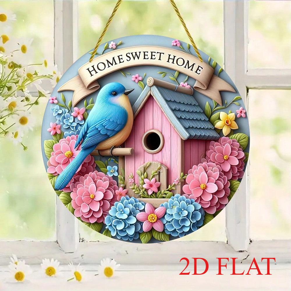 Cute Animal Pattern Acrylic Flat 2D Logo, Hanging Door Wall, Window Decoration, Porch Decoration, Wall Decoration, Home Decoration, Room Decoration