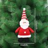 Navidad  Christmas Decoration Plaid Christmas Pendant Christmas Tree Pendant Bead Leg Pendant  Xmas Tree Decor Figurine Ornament