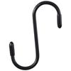 12pcs Black Vinyl Coated S Hooks Iron Heavy Duty S Hooks Anti-rust Metal  S Hook  Closet