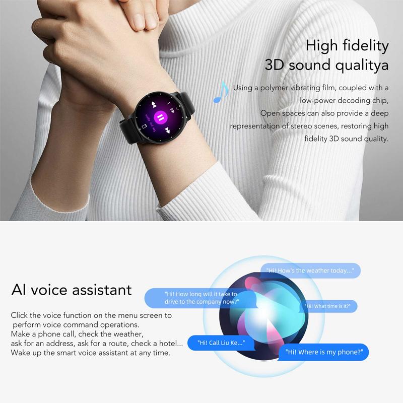 Умные часы Женские Мужские Полный Сенсорный Экран Bluetooth 5.2 Звонки Водонепроницаемые Часы Спортивный Фитнес-трекер Заводские IP67 ZL02 Новый