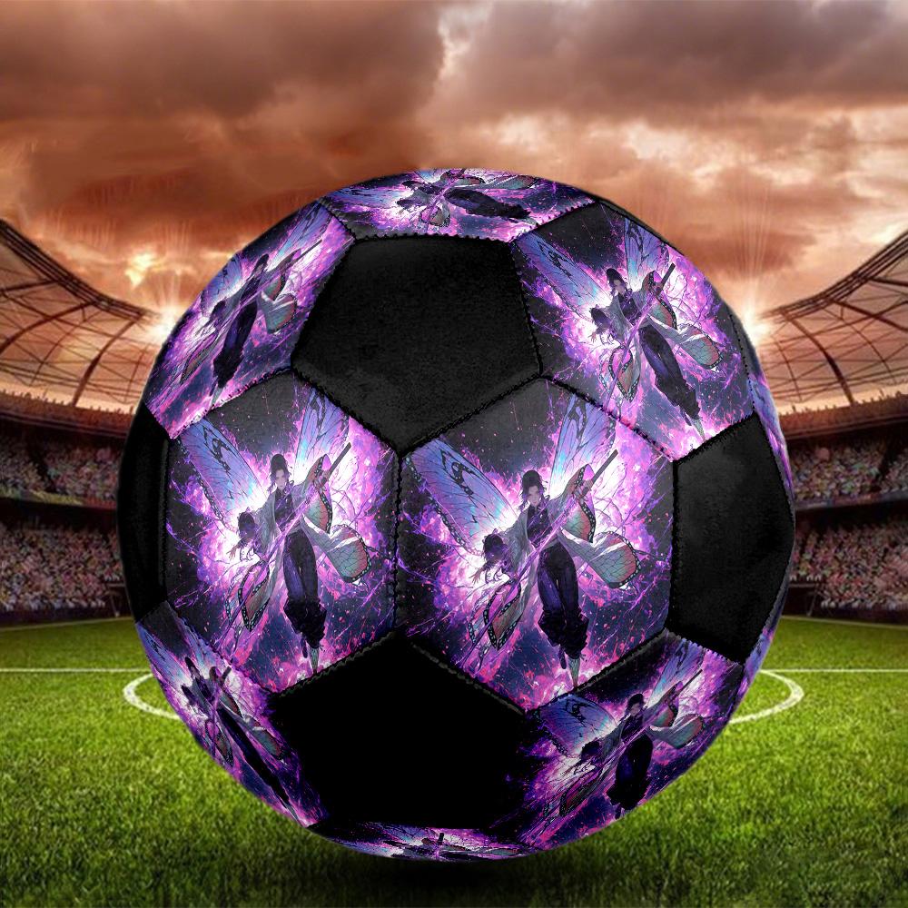 Shinobu Kocho2 Soccer Ball Colorful All Ages Machine Stitched PVC Competition Ready Durable High-Bounce.SIZE5